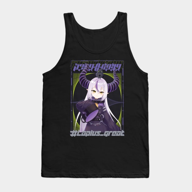 Hololive Laplus Darkness Tank Top by naderu